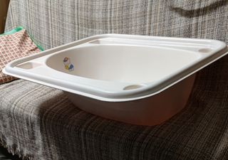 Bañera para Bebé con Desagüe Blanco