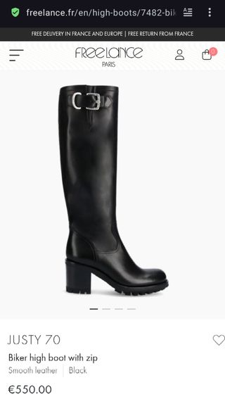 Botas Altas Freelance Piel Auténtica Lujo Regalo