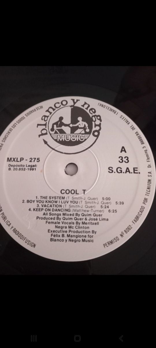 Cool T - The Beguinning. 1991 Lp