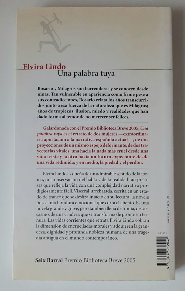 Una palabra tuya. Elvira Lindo