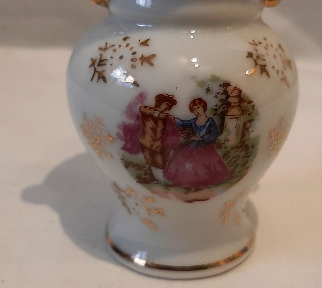 Jarrón de porcelana Limoges