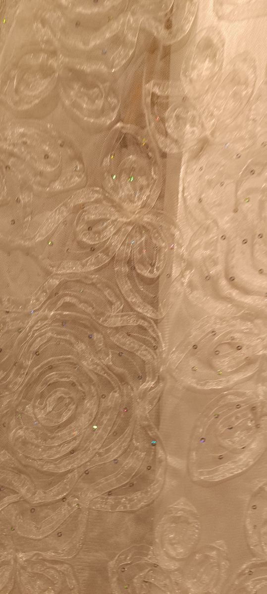 Vestido de novia con toquilla.