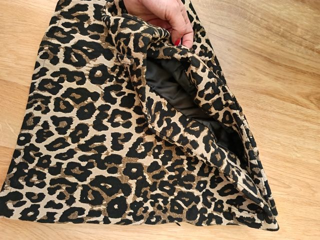 Falda leopardo
