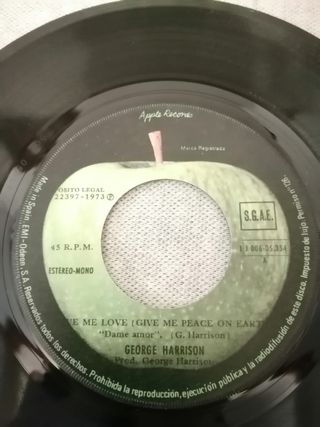 Single 1973 🇪🇸 The Beatles GEORGE HARRISON