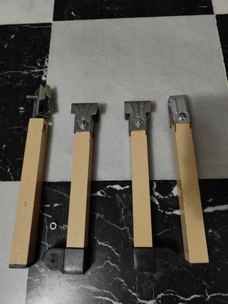 Patas somier con ruedas