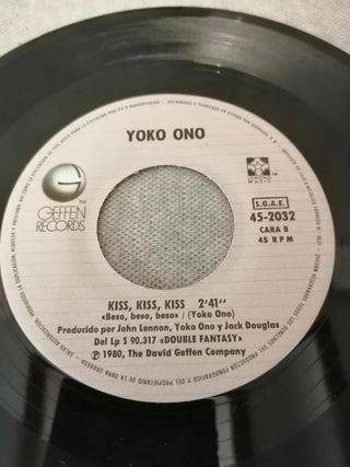 Single 1980 🇪🇸 The Beatles JOHN LENNON & YOKO ON