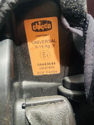 Silla coche grupo 1-2 isofix (9-18kg) Chicco, por