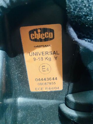 Silla coche grupo 1-2 isofix (9-18kg) Chicco, por