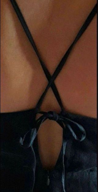 Mono lino negro Zara Talla S