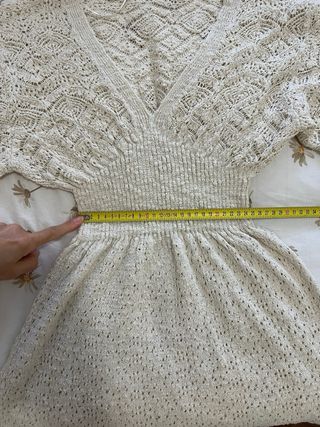 Vestido punto pointelle Zara Talla S y XS