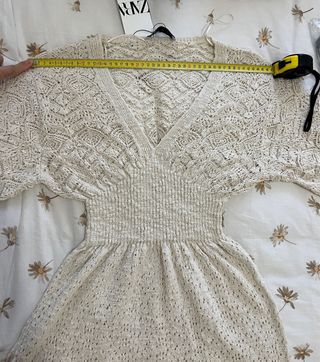 Vestido punto pointelle Zara Talla S y XS