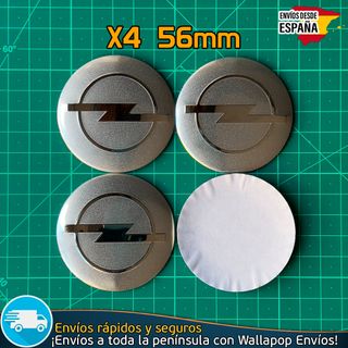 X4 Emblemas Opel 56mm Pegatinas Tapacubos llantas
