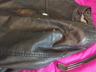 Chaqueta cuero mujer