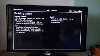 TV phillips 40PFL8664 Ambilight 40"