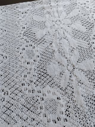 Tapete crochet mesa grande