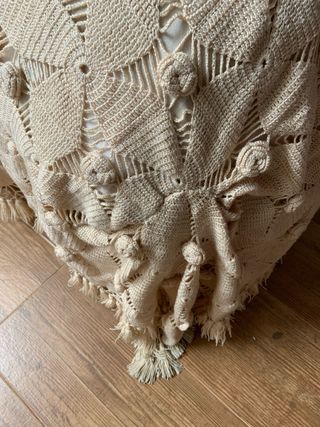 Colcha de ganchillo vintage