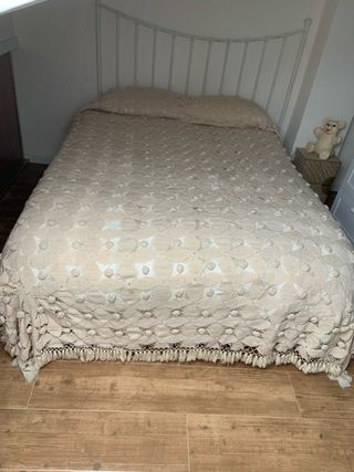 Colcha de ganchillo vintage