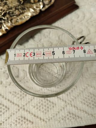 Tazzine caffè in vetro trasparente