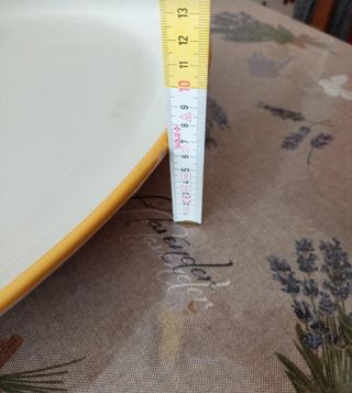 Vassoio ceramica bianca