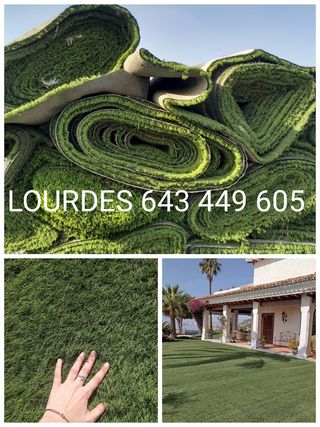 Césped artificial reciclado