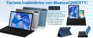 Tablet 11" 16 RAM 256GB Teclado ratón funda