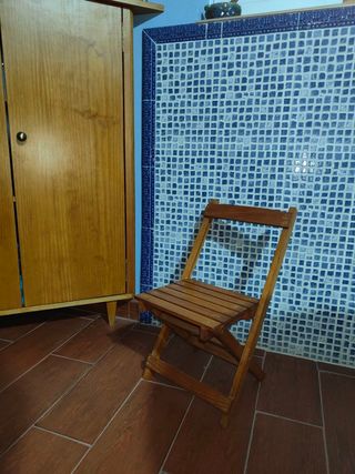 2x1 Sillas plegable madera en 2 tamaños.