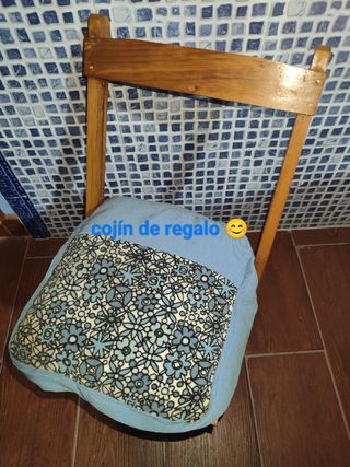 2x1 Sillas plegable madera en 2 tamaños.