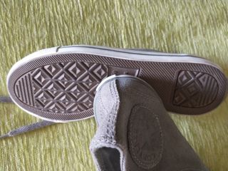 Zapatillas Converse, ante gris, T. 35,5