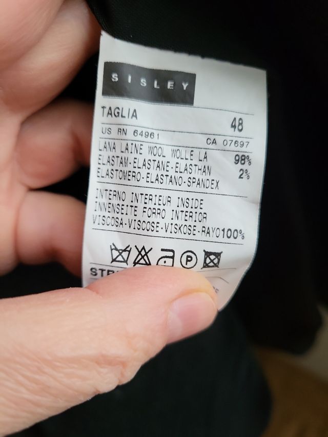Giacca in lana Sisley tg. 48
