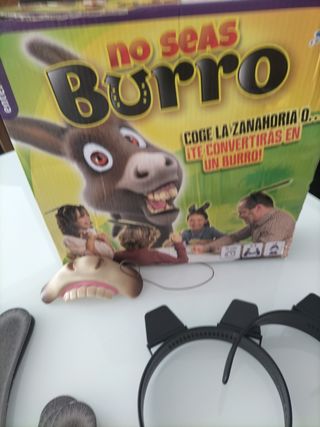 Juego mesa no seas burro y oveja de pompas