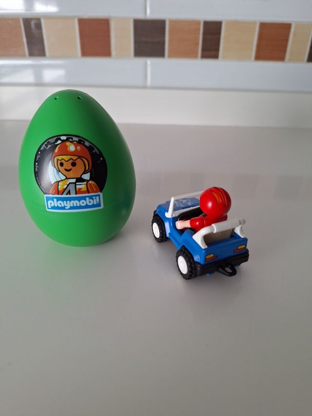 Playmobil 4924 Huevo Niño Con Coche