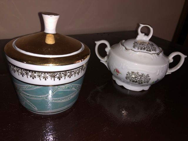 2 Zuccheriere Porcellana "Bavaria"