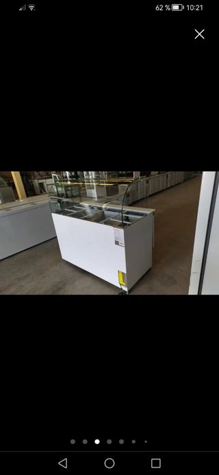 Mesa refrigerada de preparación de 3 p.