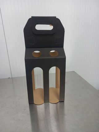 Cesta carton 4 cervezas