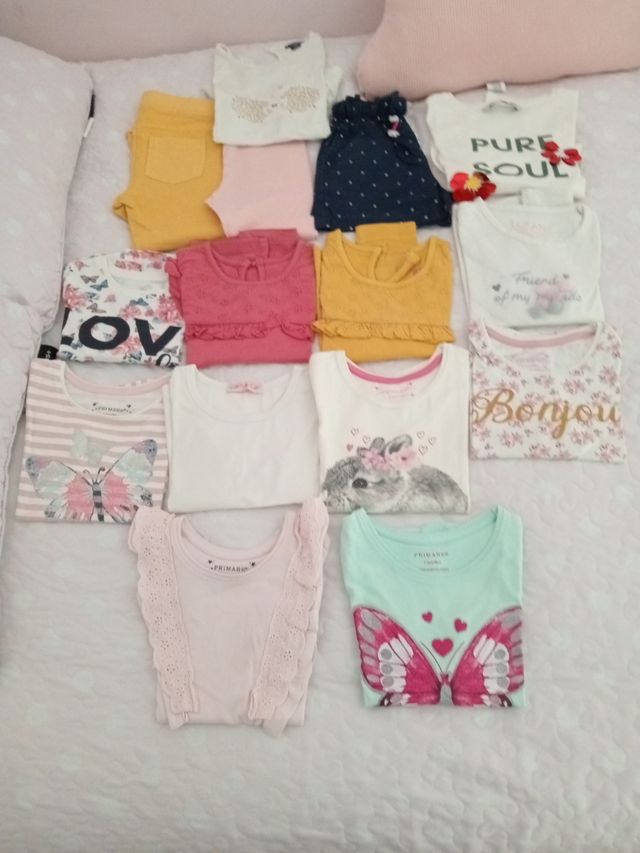 Lote camisetas niña 