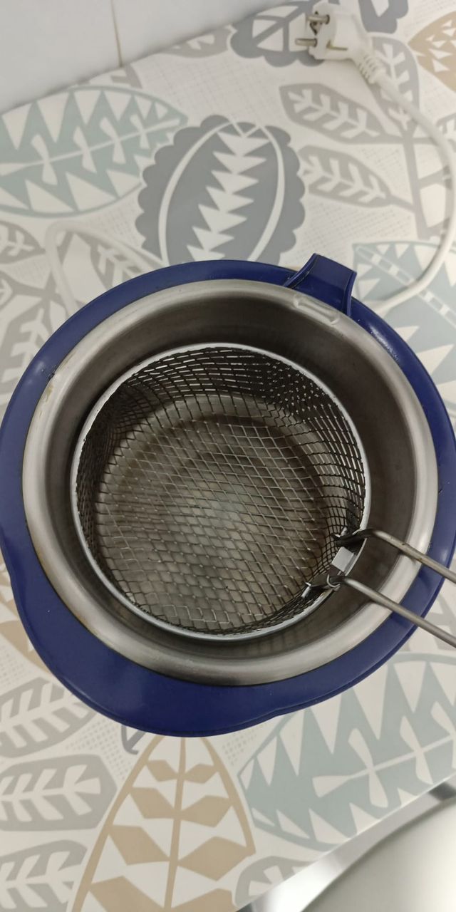 Freidora de aceite y fondue para 2 personas