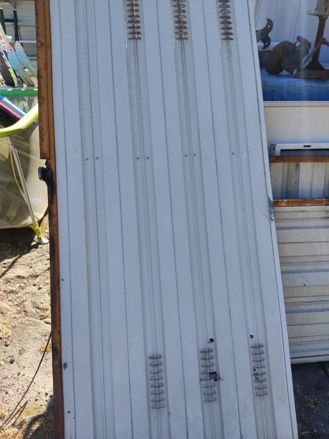 Portal plegable chapa hierro