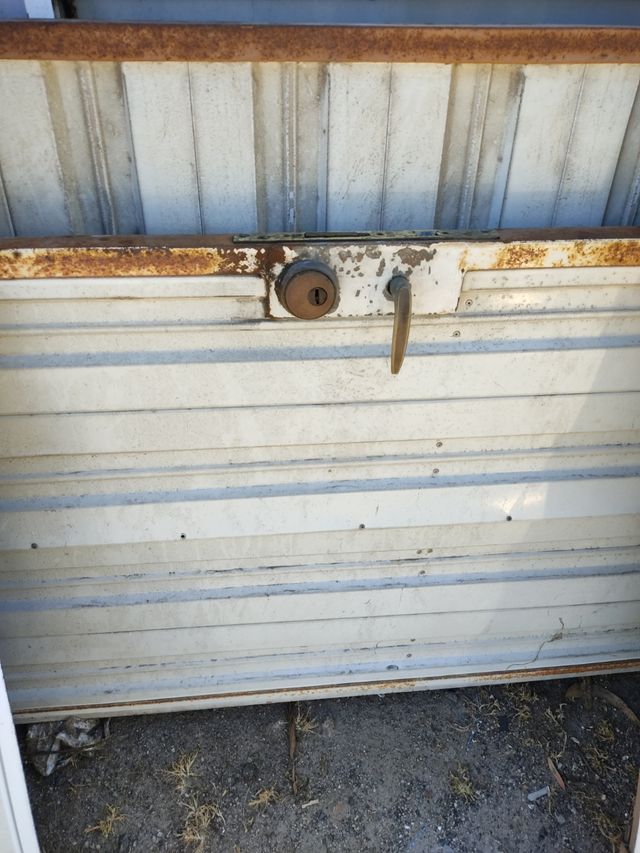 Portal plegable chapa hierro