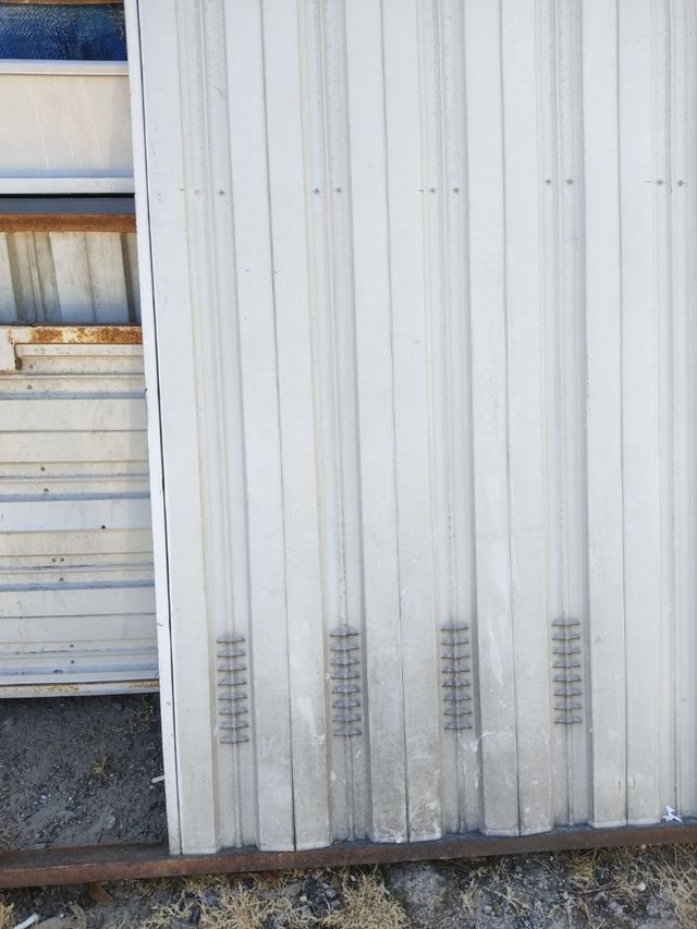 Portal plegable chapa hierro