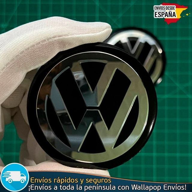 X4 Emblemas Volkswagen 60mm Pegatinas Tapacubos