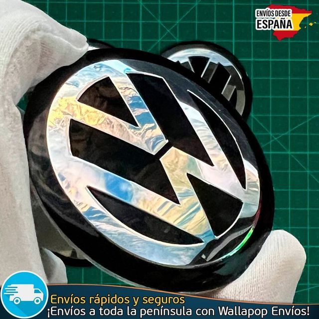 X4 Emblemas Volkswagen 60mm Pegatinas Tapacubos