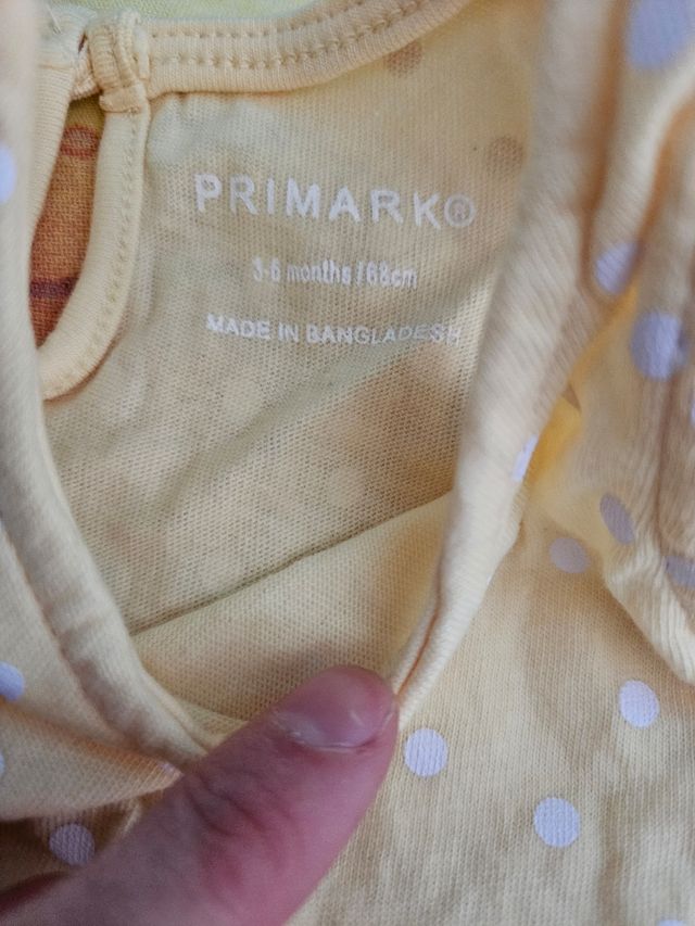 2 vestidos tirantes Primark talla 3/6 meses
