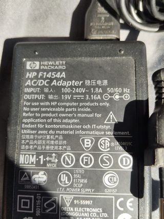 Cargador HP 60w.