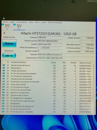 Disco duro 2,5 y 120Gb