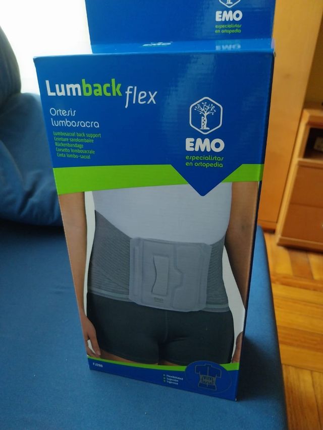 Faja lumbar gris