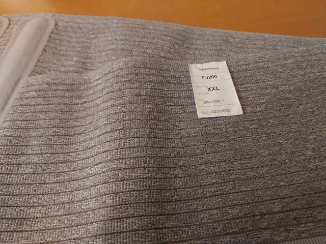 Faja lumbar gris