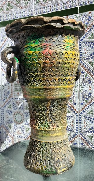 Jarrón de terracota grande