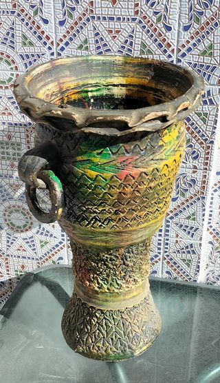 Jarrón de terracota grande