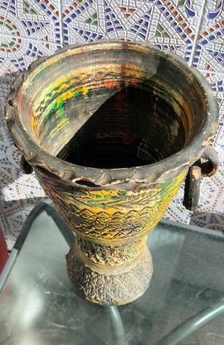 Jarrón de terracota grande
