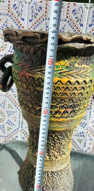 Jarrón de terracota grande